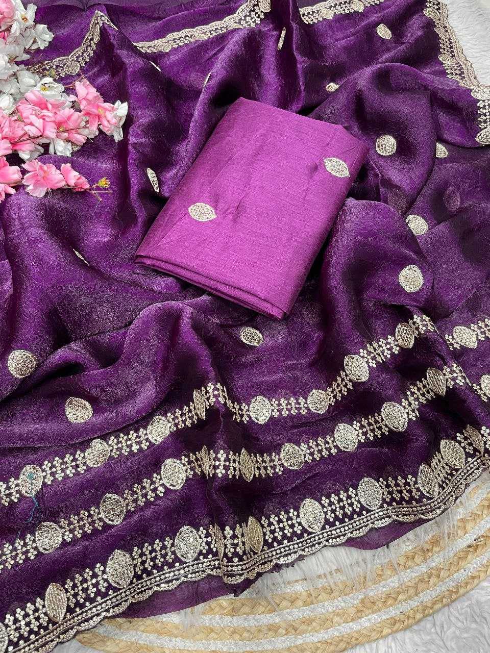 YNF Wholesale Blooming Indian Sarees RIN230 668 | Surat Manufacturer