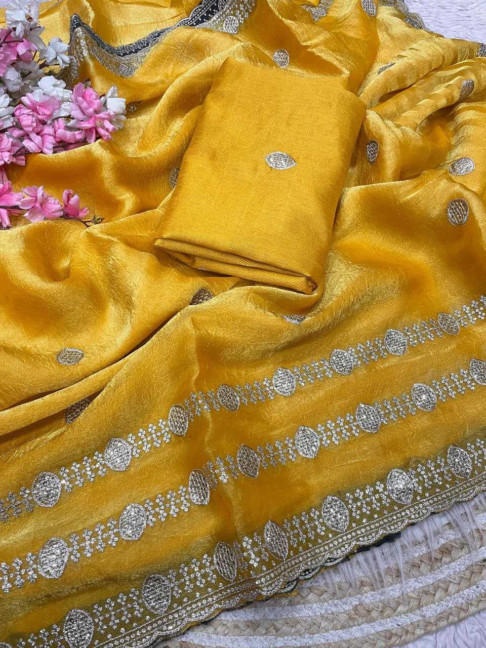 YNF Wholesale Blooming Indian Sarees RIN230 668 | Surat Manufacturer