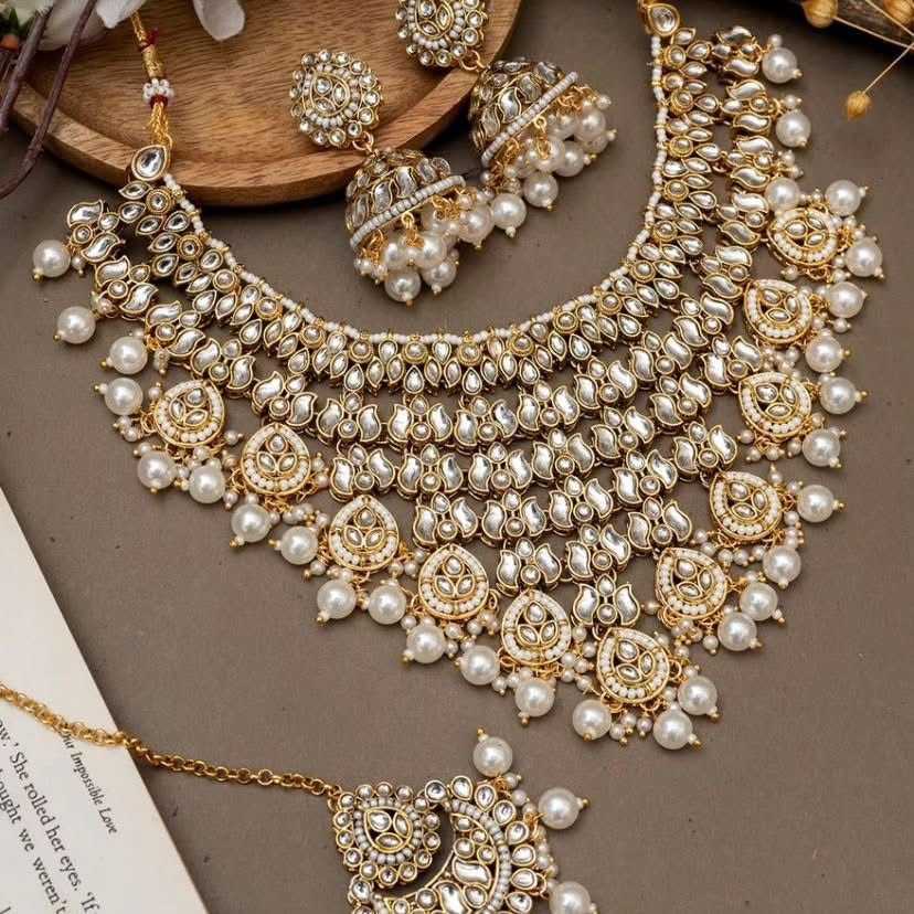 YNF Wholesale Brass Fancy Mala Necklaces KESH494 1 | Surat Manufacturer