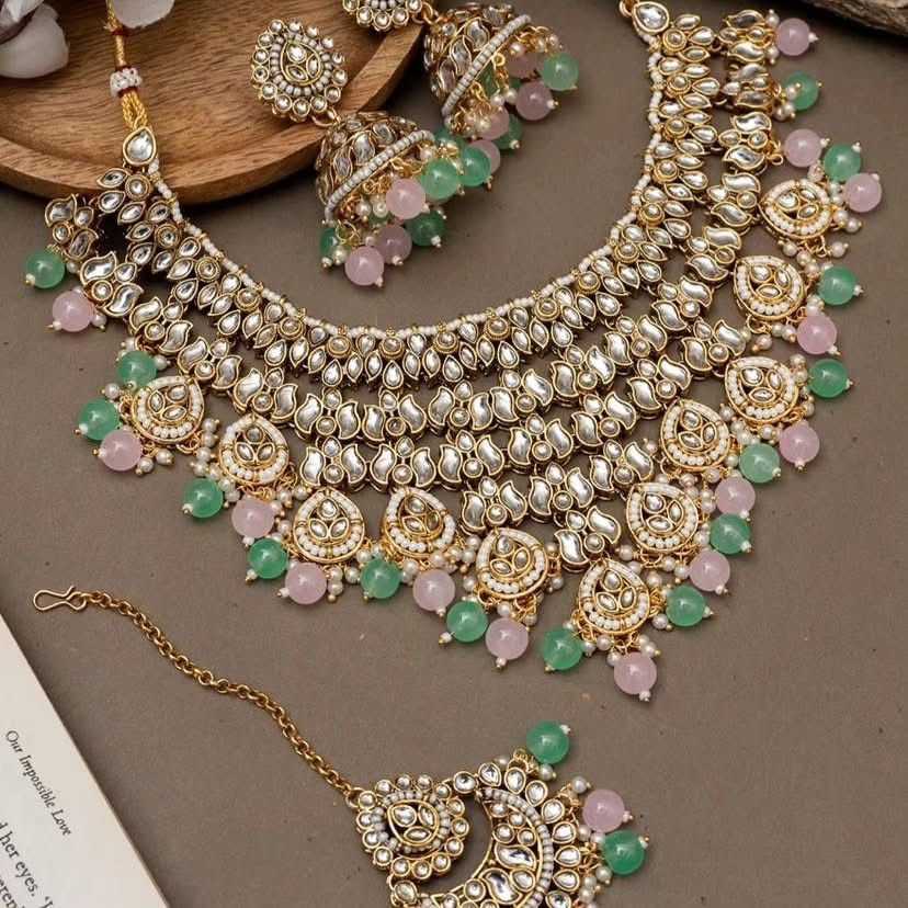 YNF Wholesale Brass Fancy Mala Necklaces KESH494 1 | Surat Manufacturer