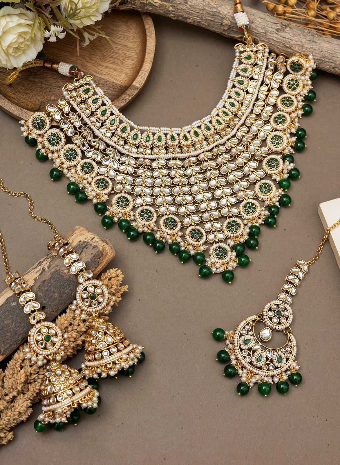 YNF Wholesale Brass Fancy Mala Necklaces KESH494 1 | Surat Manufacturer