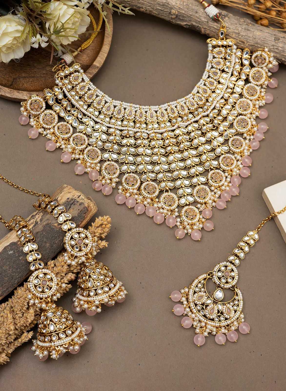YNF Wholesale Brass Fancy Mala Necklaces KESH494 1 | Surat Manufacturer