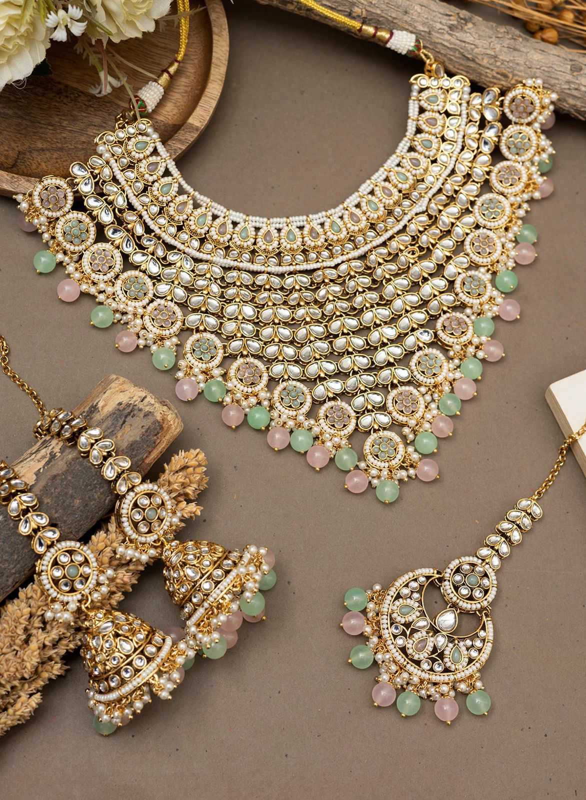 YNF Wholesale Brass Fancy Mala Necklaces KESH494 1 | Surat Manufacturer