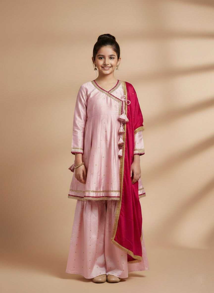 YNF Wholesale Chanderi Cotton    Girls Kurti KESH642 069 | Surat Manufacturer