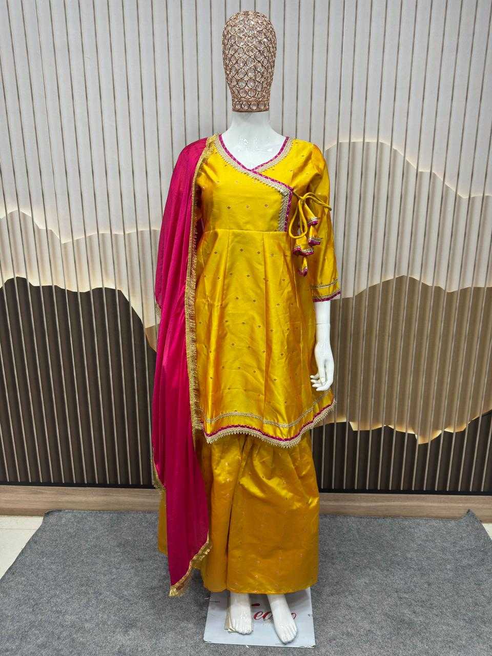 YNF Wholesale Chanderi Cotton    Girls Kurti KESH642 069 | Surat Manufacturer