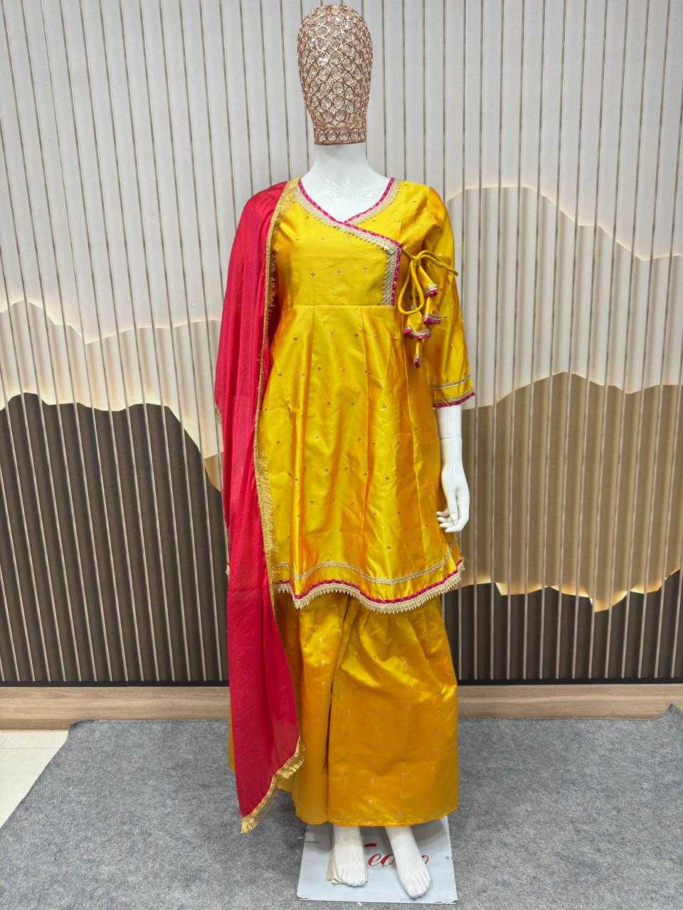 YNF Wholesale Chanderi Cotton    Girls Kurti KESH642 069 | Surat Manufacturer