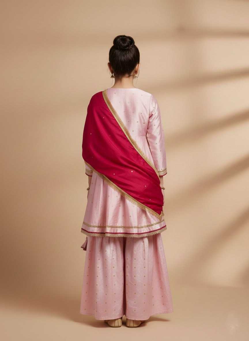 YNF Wholesale Chanderi Cotton    Girls Kurti KESH642 069 | Surat Manufacturer