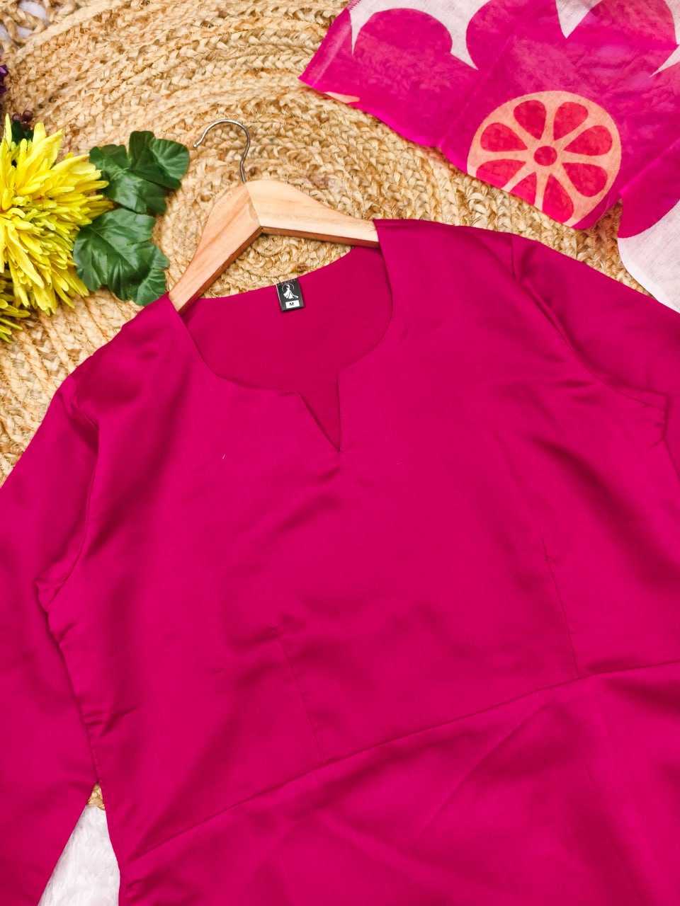YNF Wholesale Chanderi Cotton    Ethnic Kurtis KESH702 ROSHANI | Surat Manufacturer