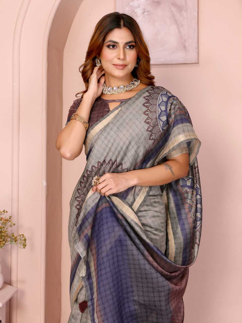 YNF Wholesale Chanderi Silk Printed Sarees KESH553 304 | Surat Manufacturer