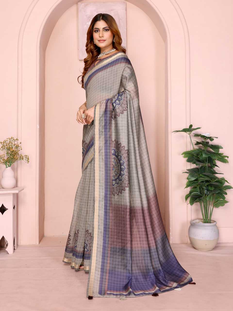 YNF Wholesale Chanderi Silk Printed Sarees KESH553 304 | Surat Manufacturer