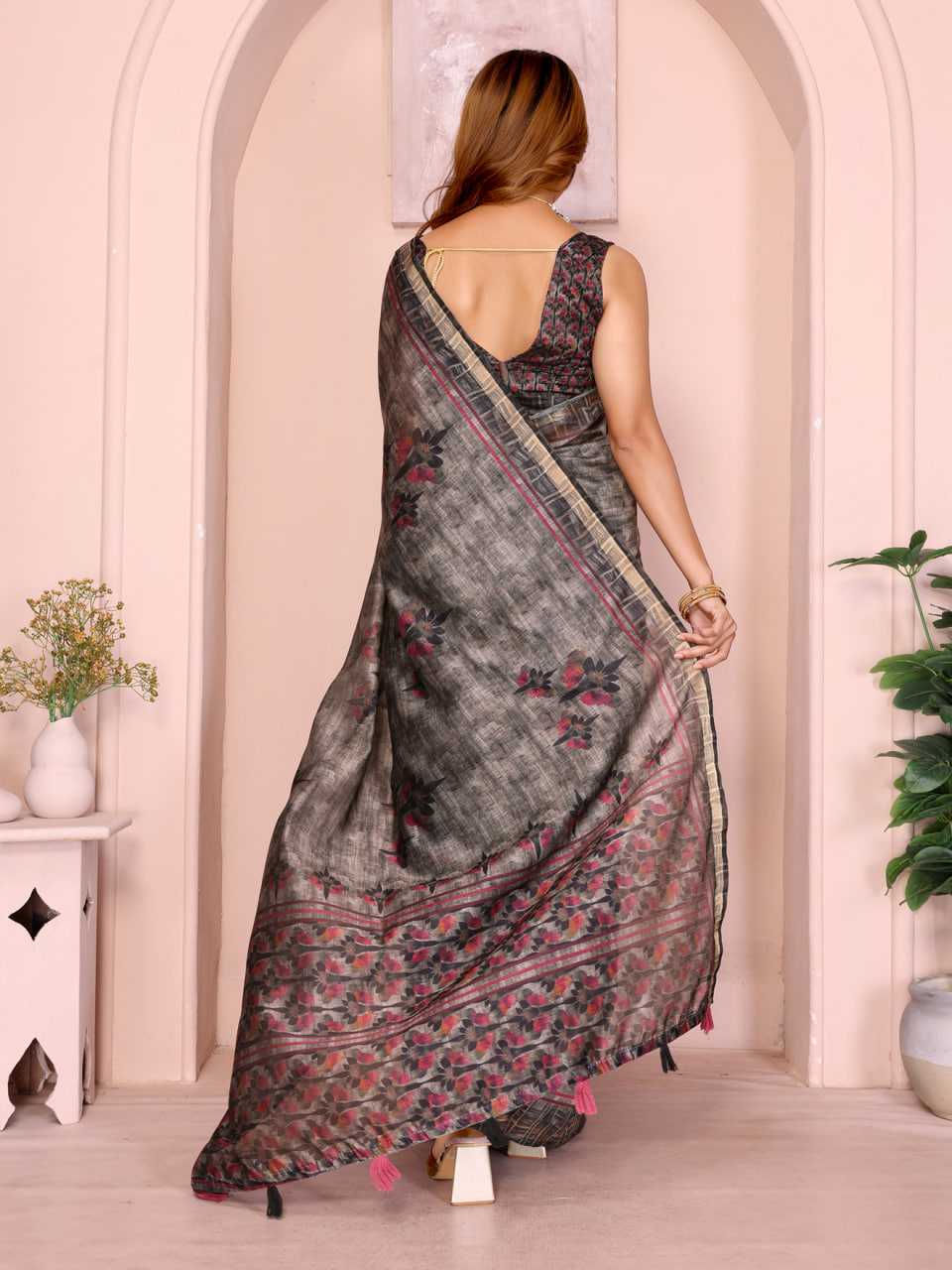 YNF Wholesale Chanderi Silk Printed Sarees KESH553 307 | Surat Manufacturer