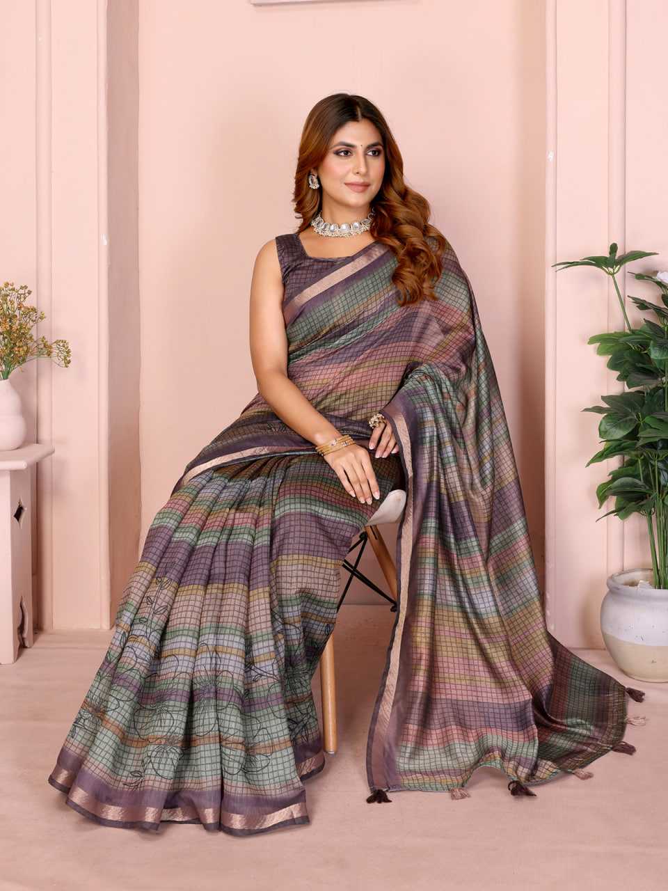 YNF Wholesale Chanderi Silk Printed Sarees KESH553 310 | Surat Manufacturer
