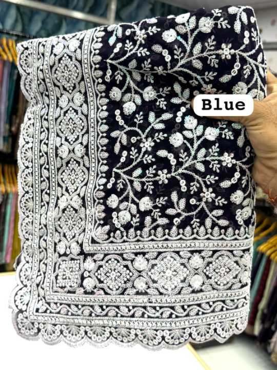 YNF Wholesale Chikan Designer Sarees KESH114 9517 | Surat Manufacturer