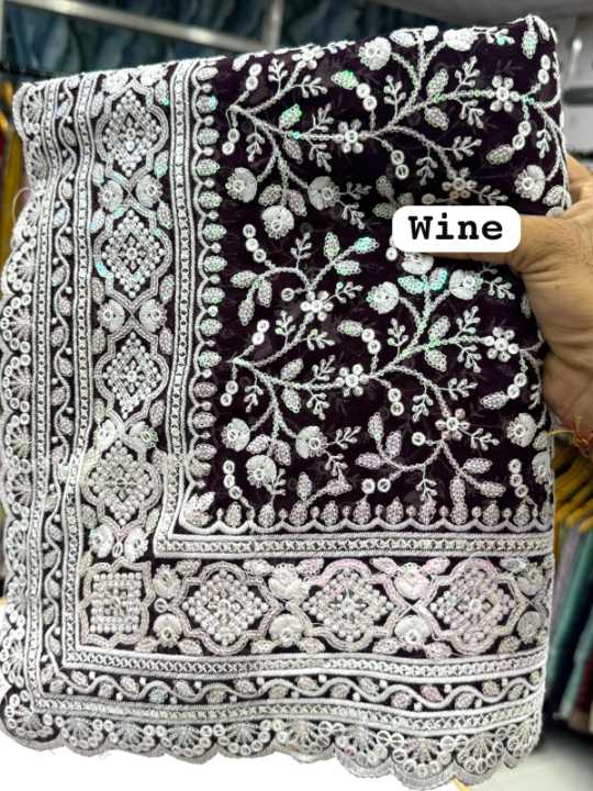 YNF Wholesale Chikan Designer Sarees KESH114 9517 | Surat Manufacturer
