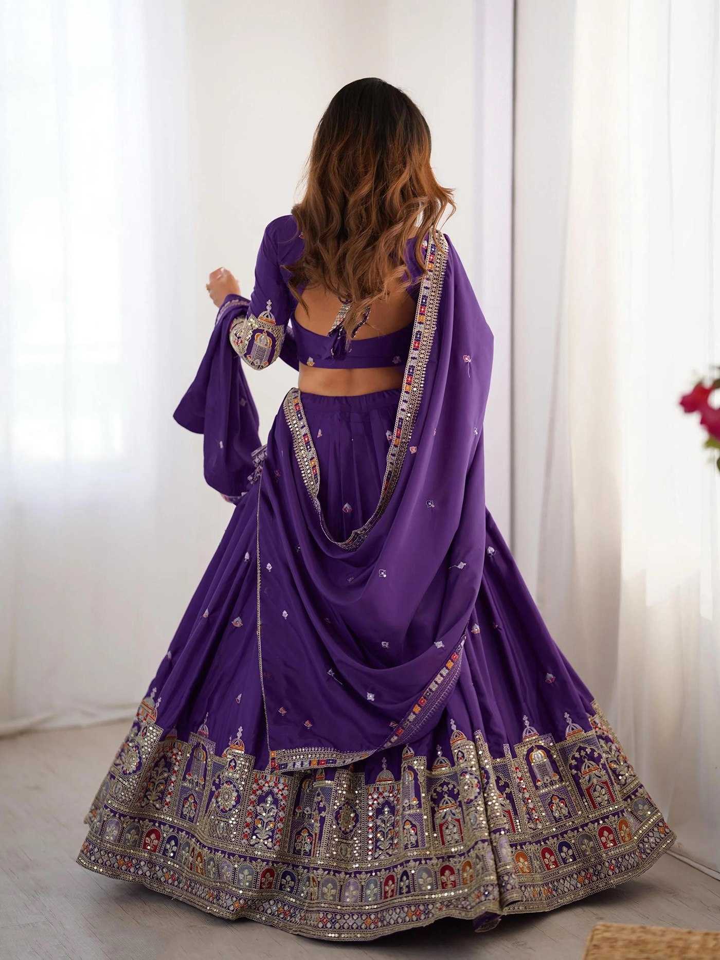 YNF Wholesale Chinon Traditional Lehenga KESH334 Sanjivani | Surat Manufacturer