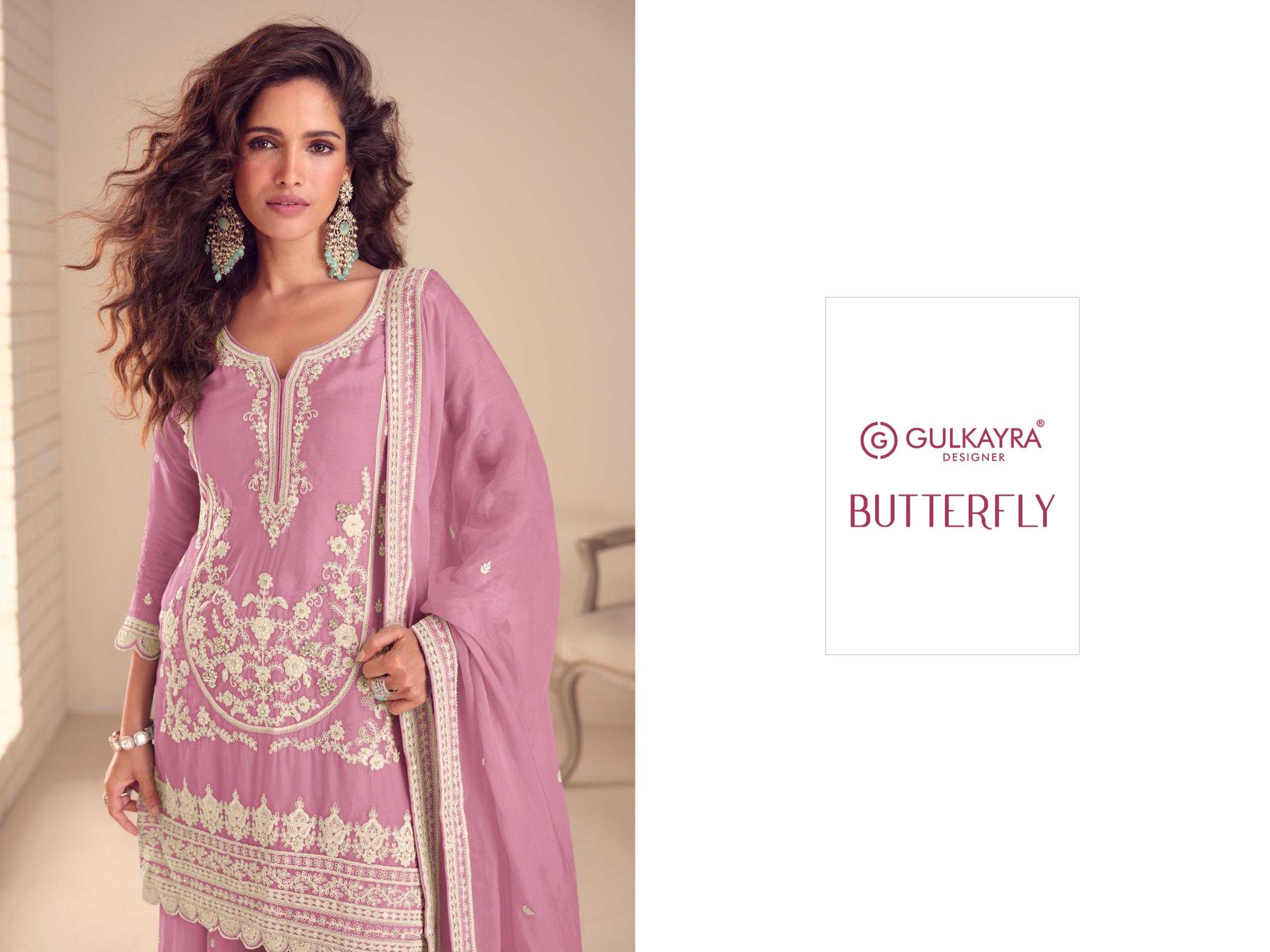 YNF Wholesale Chinon Wedding Suits KESH587 Gulkayra BUTTERFLY | Surat Manufacturer
