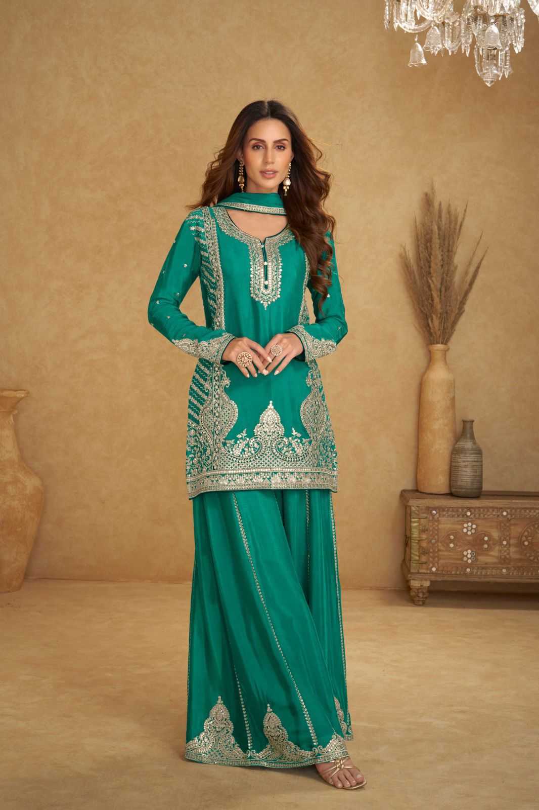 YNF Wholesale Chinon Patiala Suits KESH587 Gulkayra NIRVI | Surat Manufacturer
