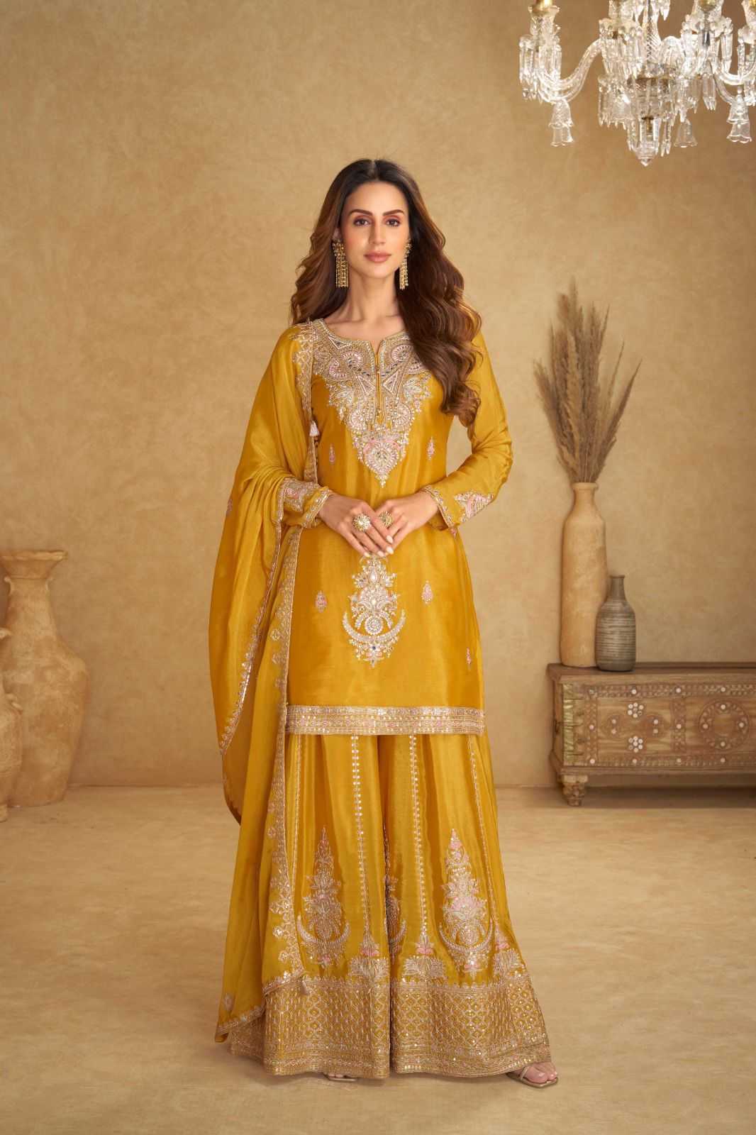 YNF Wholesale Chinon Patiala Suits KESH587 Gulkayra NIRVI | Surat Manufacturer
