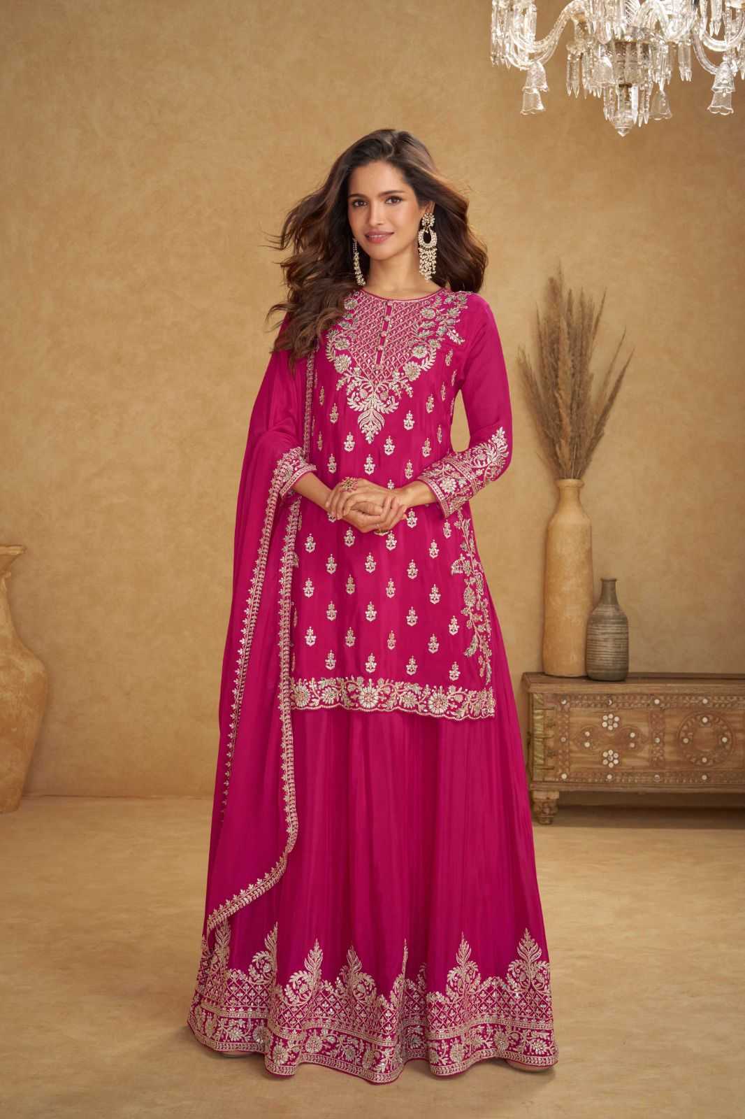 YNF Wholesale Chinon Patiala Suits KESH587 Gulkayra NIRVI | Surat Manufacturer