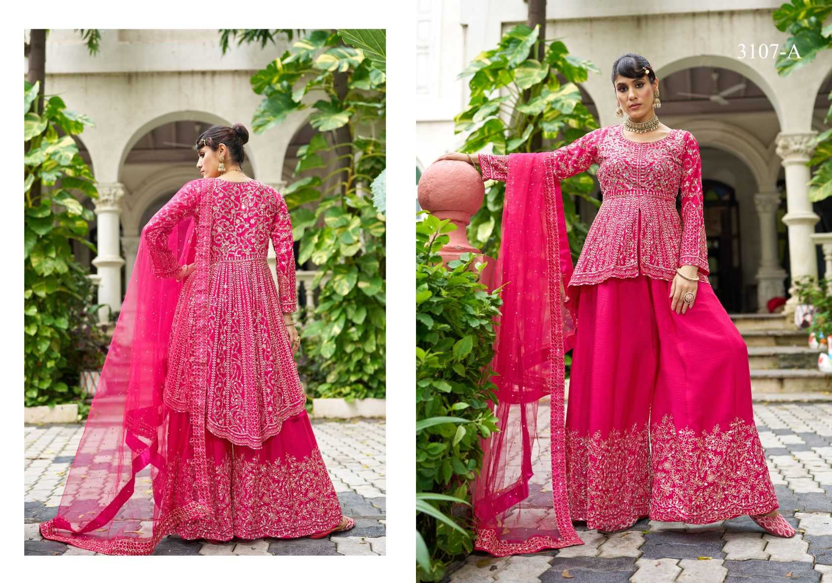 YNF Wholesale Chinon Bridal Wedding Dresses KESH630 3107 | Surat Manufacturer