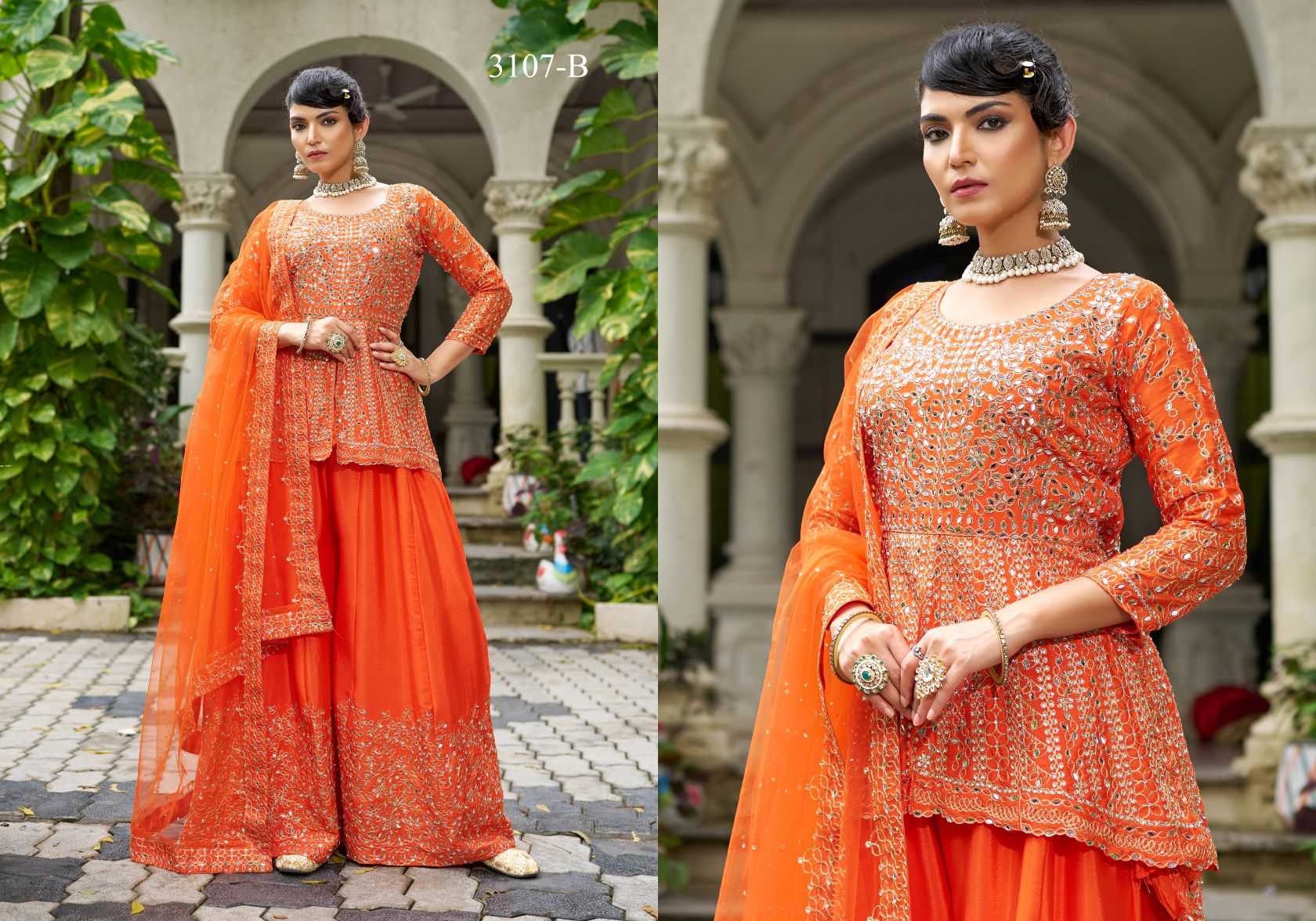 YNF Wholesale Chinon Bridal Wedding Dresses KESH630 3107 | Surat Manufacturer