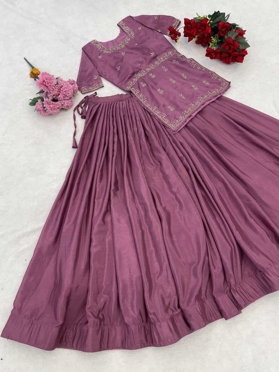 YNF Wholesale Chinon Wedding Lehenga RIN119 8226 | Surat Manufacturer