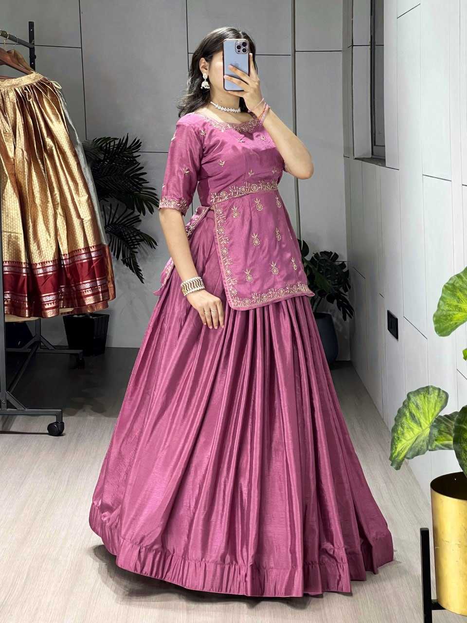 YNF Wholesale Chinon Wedding Lehenga RIN119 8226 | Surat Manufacturer