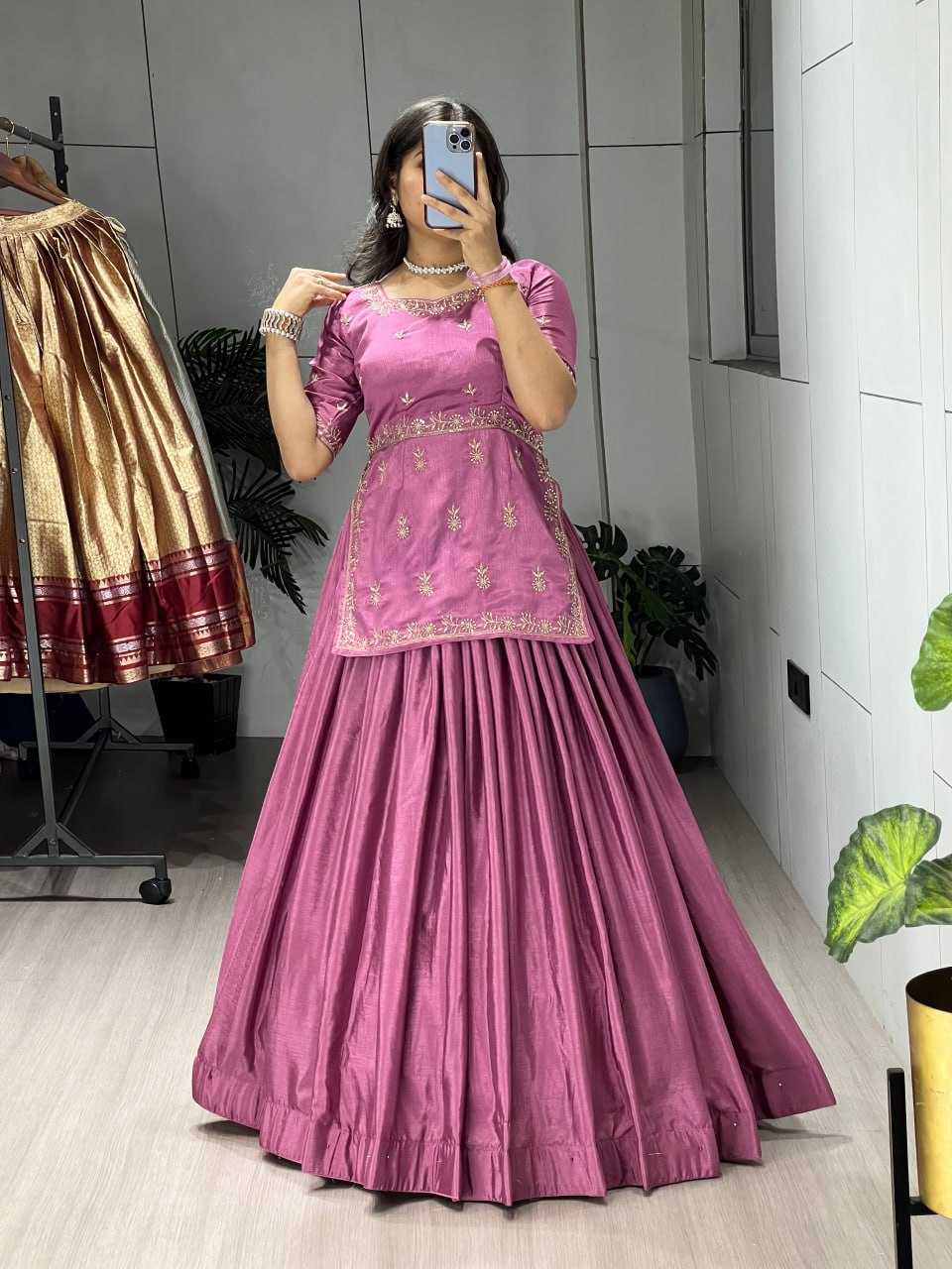 YNF Wholesale Chinon Wedding Lehenga RIN119 8226 | Surat Manufacturer
