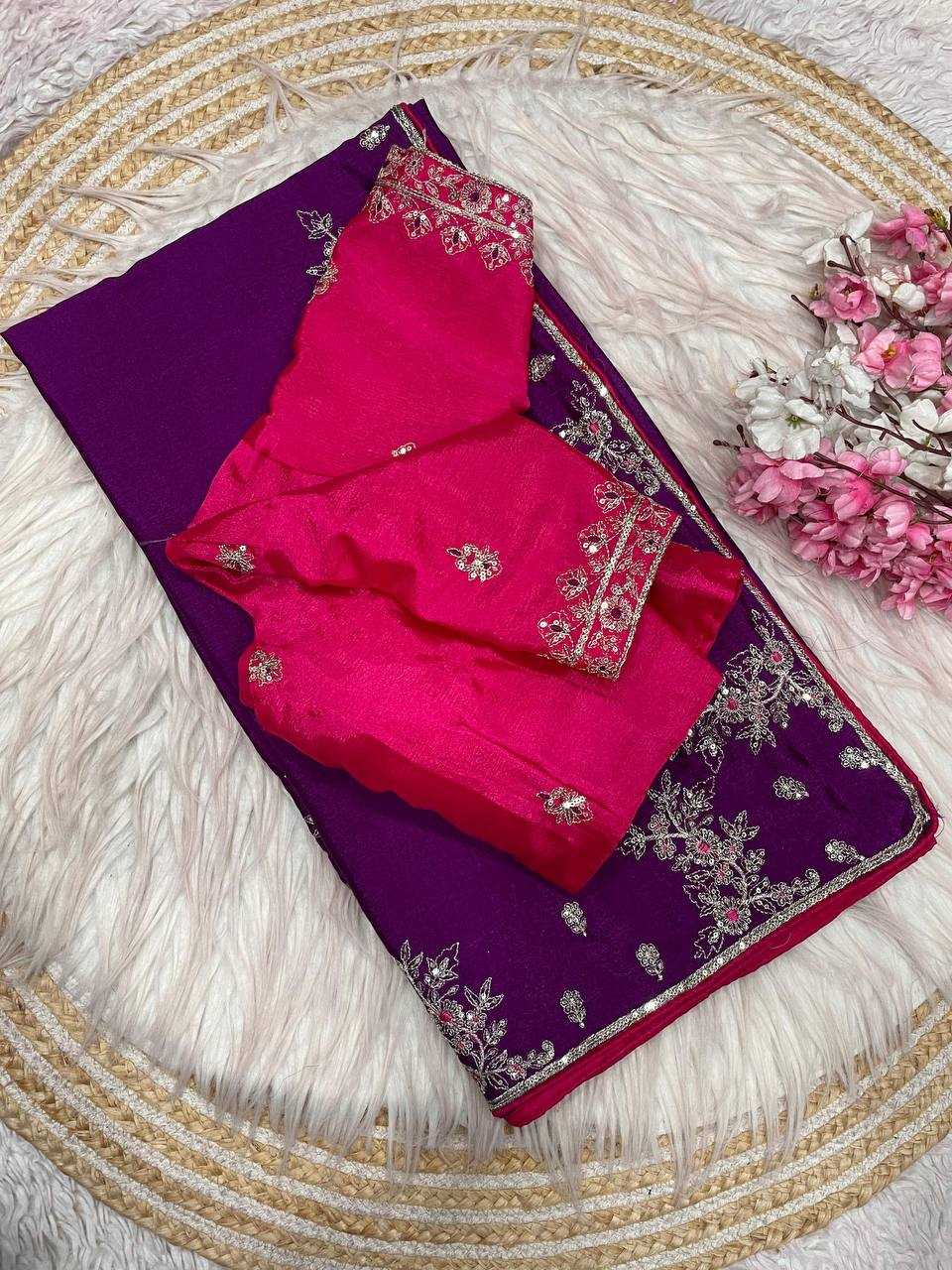 YNF Wholesale Chinon Festive Sarees RIN230 659 | Surat Manufacturer
