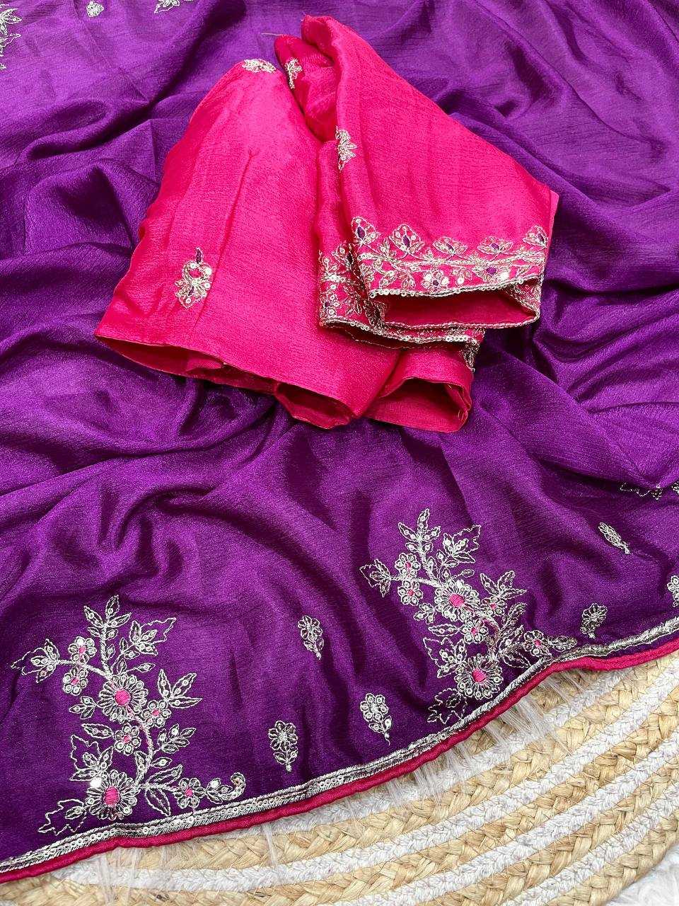 YNF Wholesale Chinon Festive Sarees RIN230 659 | Surat Manufacturer