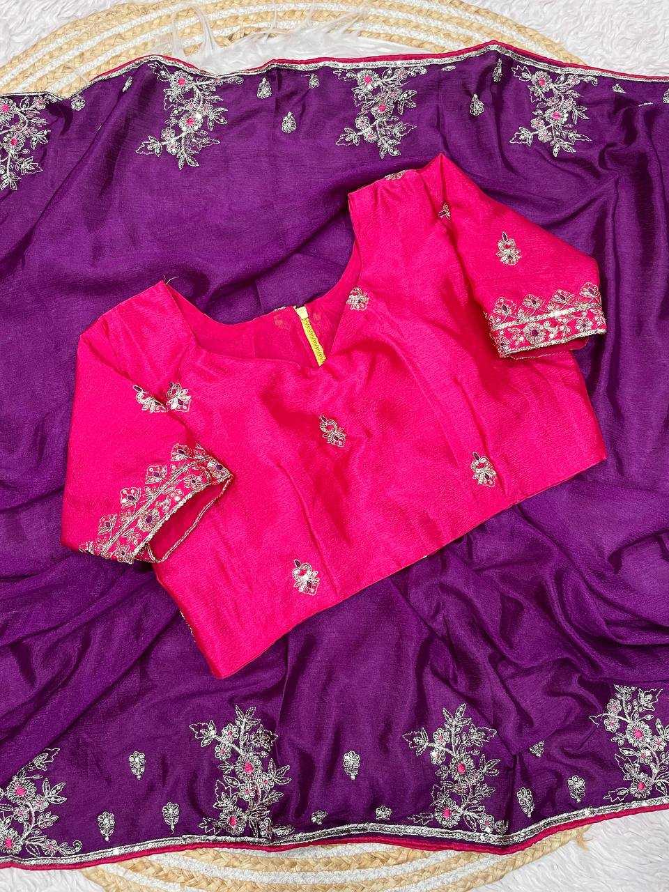 YNF Wholesale Chinon Festive Sarees RIN230 659 | Surat Manufacturer
