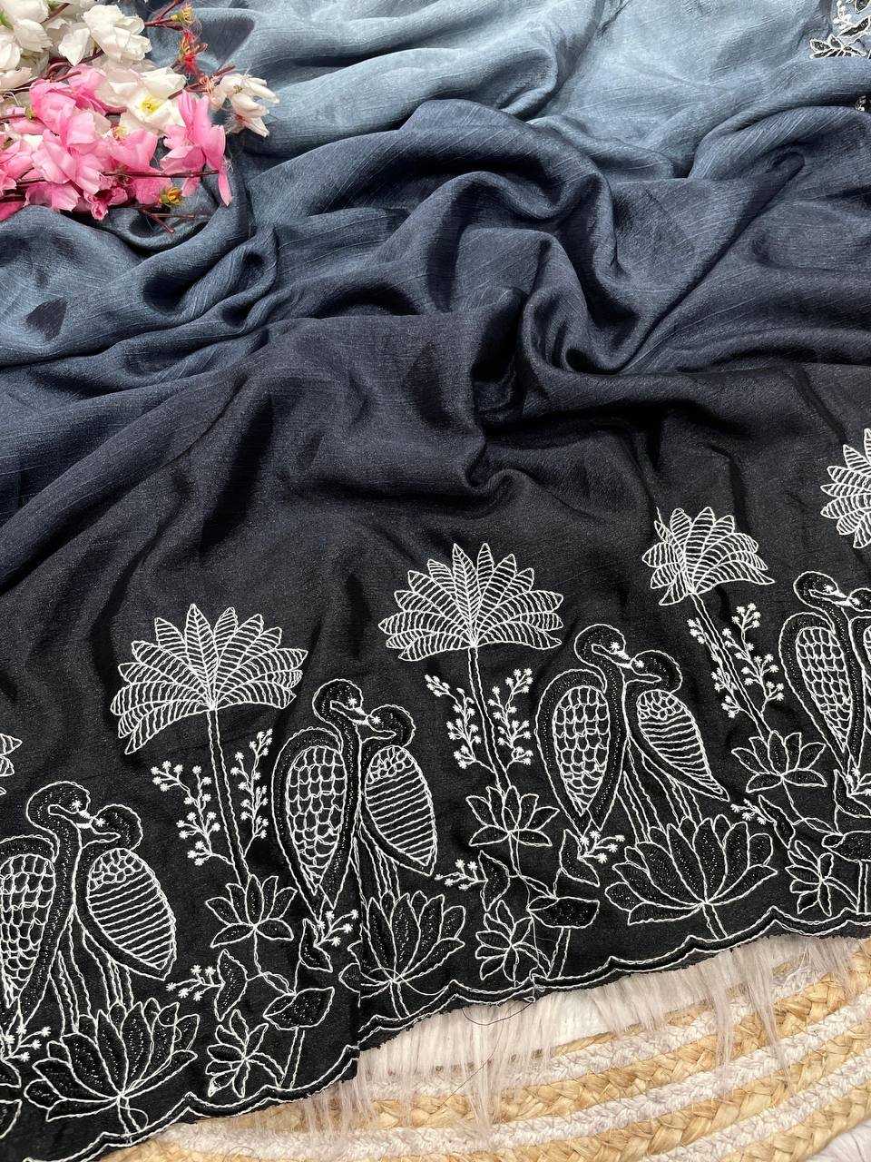 YNF Wholesale Chinon Indian Sarees RIN230 671 | Surat Manufacturer