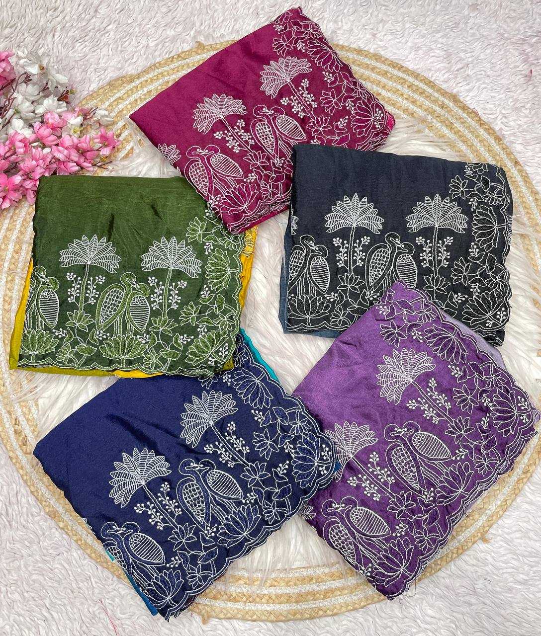 YNF Wholesale Chinon Indian Sarees RIN230 671 | Surat Manufacturer