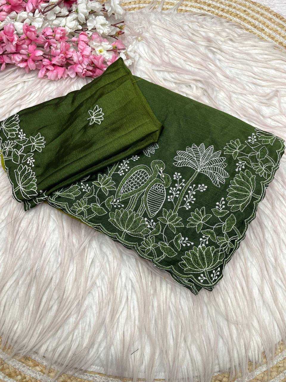 YNF Wholesale Chinon Indian Sarees RIN230 671 | Surat Manufacturer