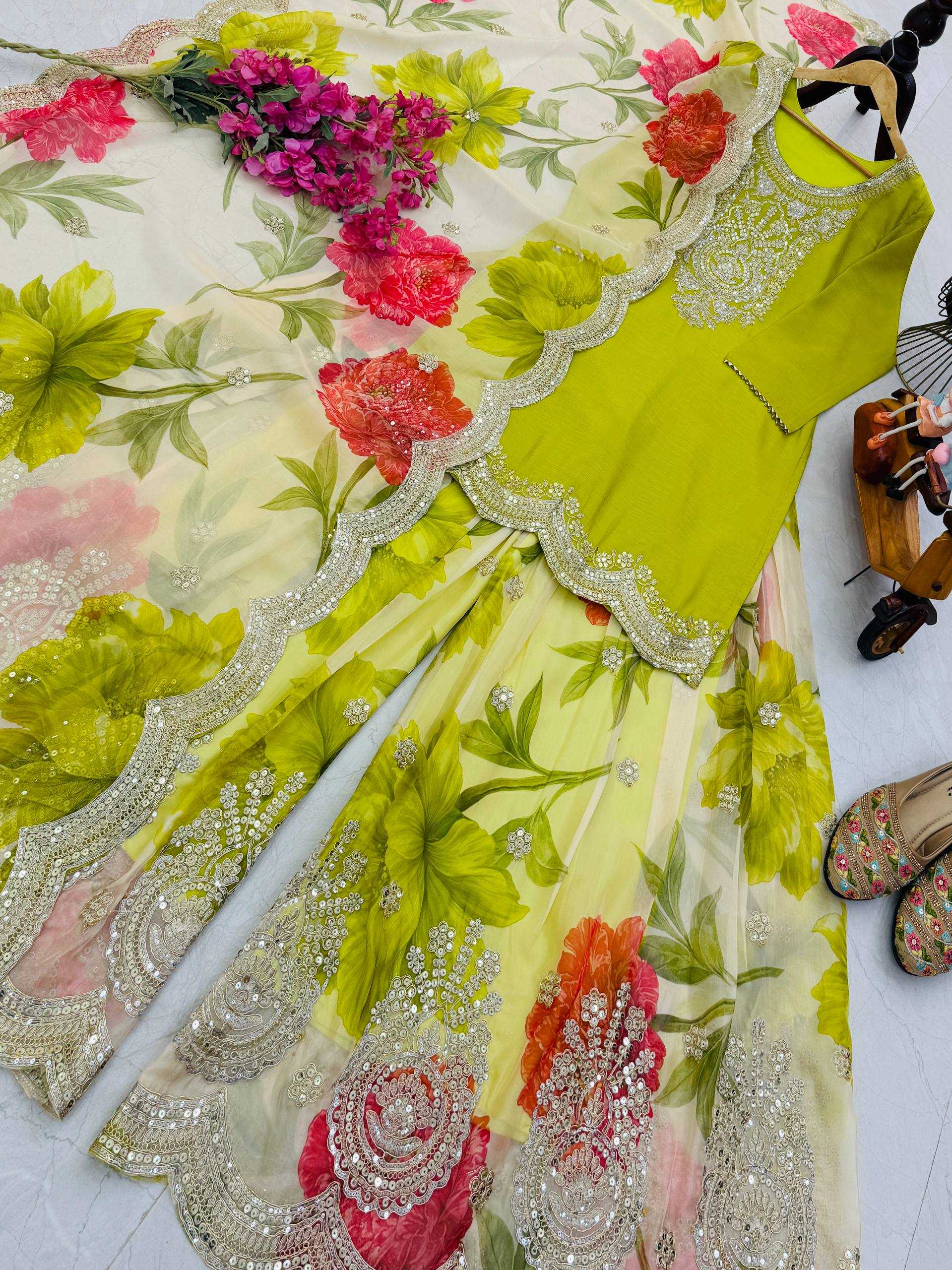 YNF Wholesale Chinon Silk Embroidery Suits KESH158 8011 | Surat Manufacturer