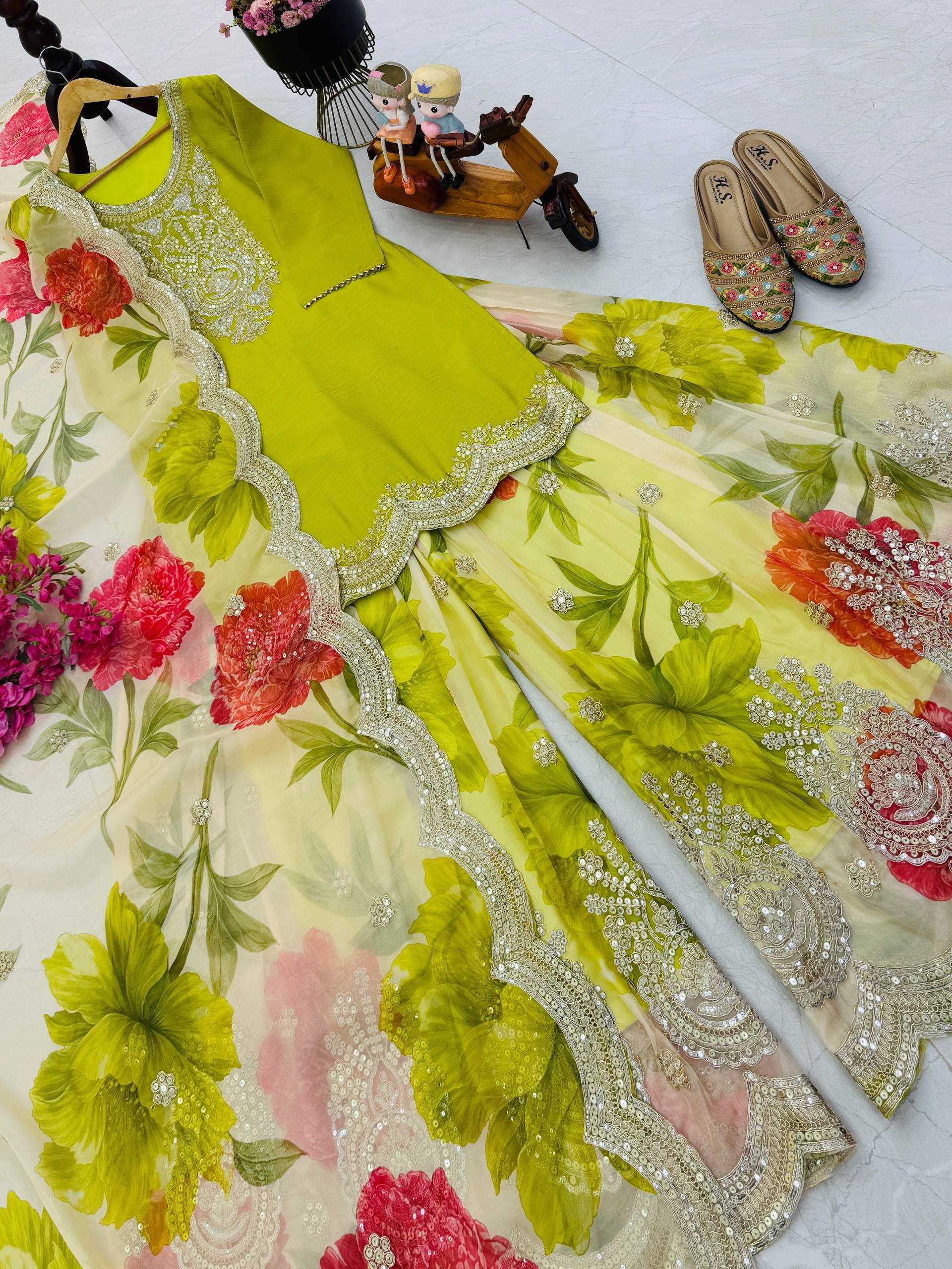 YNF Wholesale Chinon Silk Embroidery Suits KESH158 8011 | Surat Manufacturer