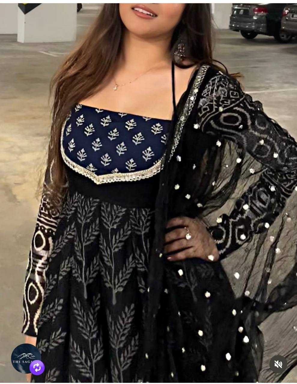 YNF Wholesale Chinon Silk Printed Gowns KESH506 8005 | Surat Manufacturer