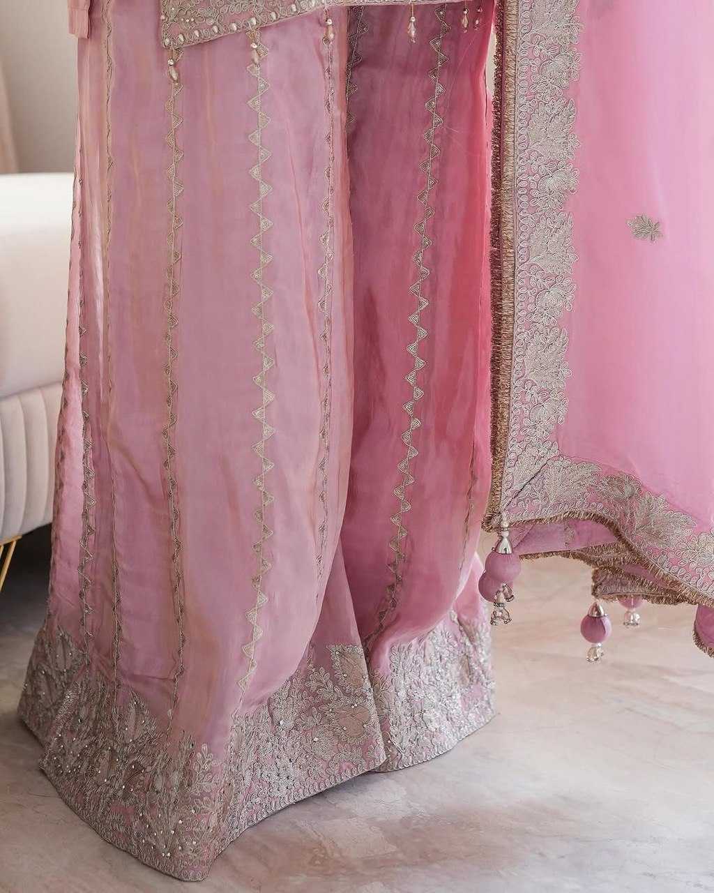 YNF Wholesale Chinon Silk Sharara Salwar Suits KESH540 1113 | Surat Manufacturer