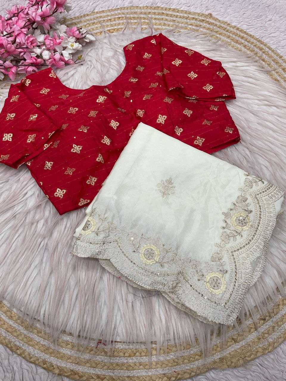 YNF Wholesale Chinon Silk Festival Silk Sarees RIN230 666 | Surat Manufacturer