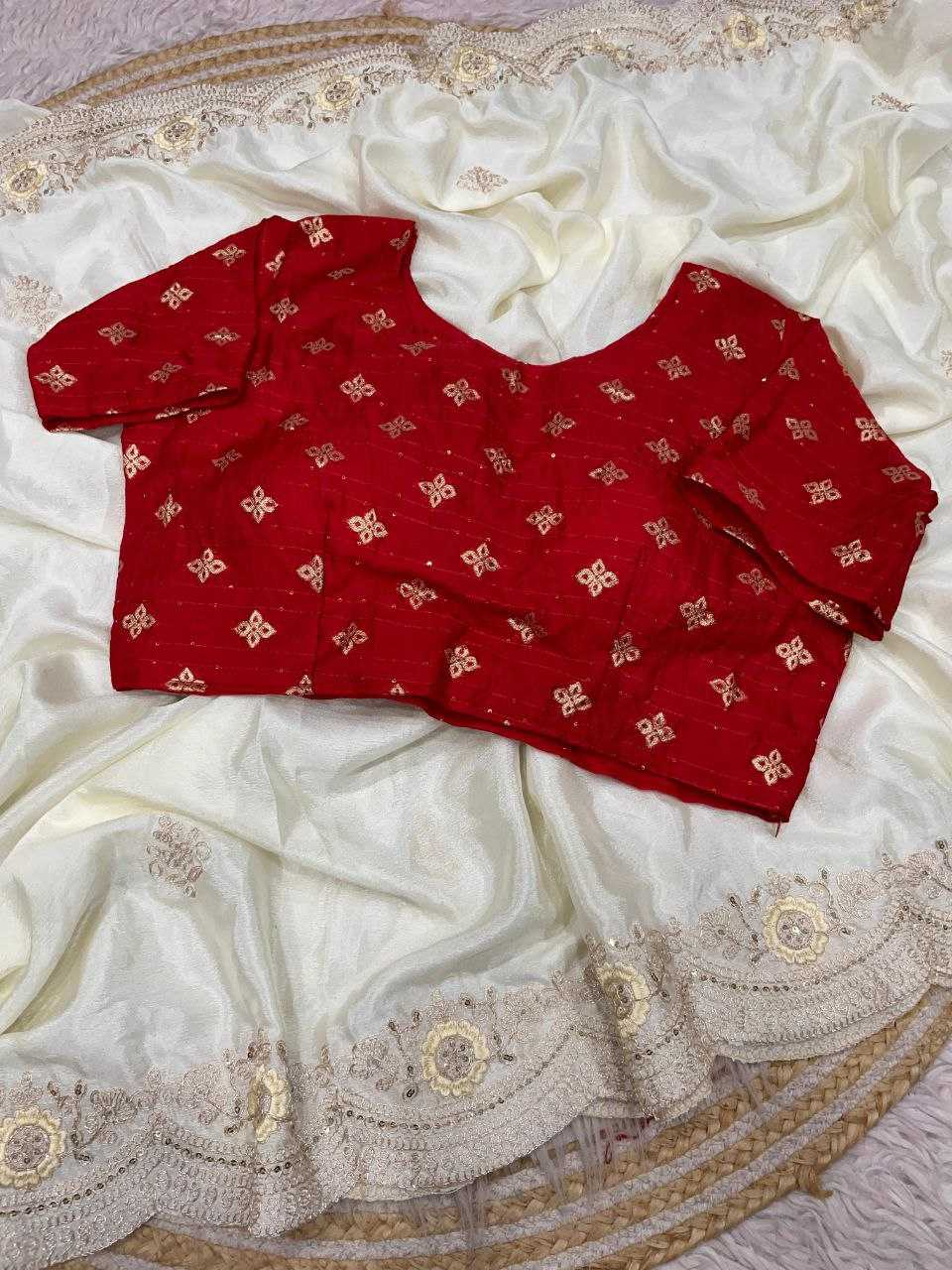 YNF Wholesale Chinon Silk Festival Silk Sarees RIN230 666 | Surat Manufacturer