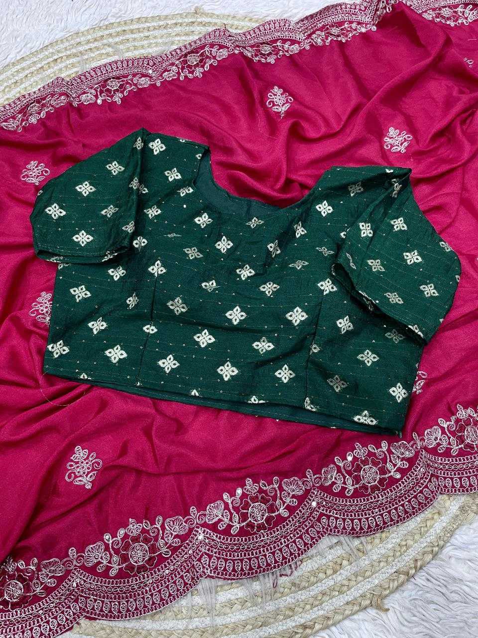 YNF Wholesale Chinon Silk Festival Silk Sarees RIN230 666 | Surat Manufacturer