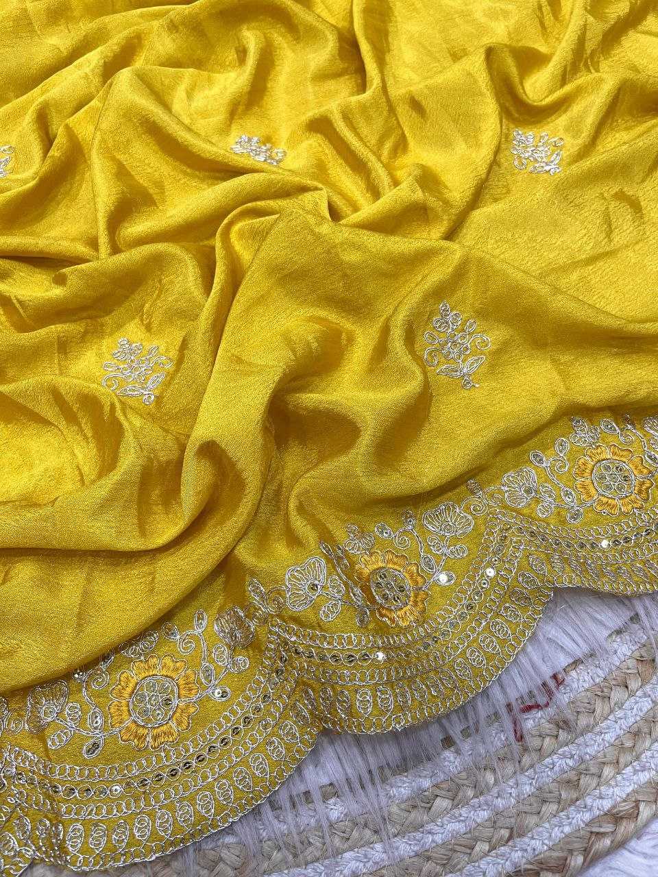 YNF Wholesale Chinon Silk Festival Silk Sarees RIN230 666 | Surat Manufacturer