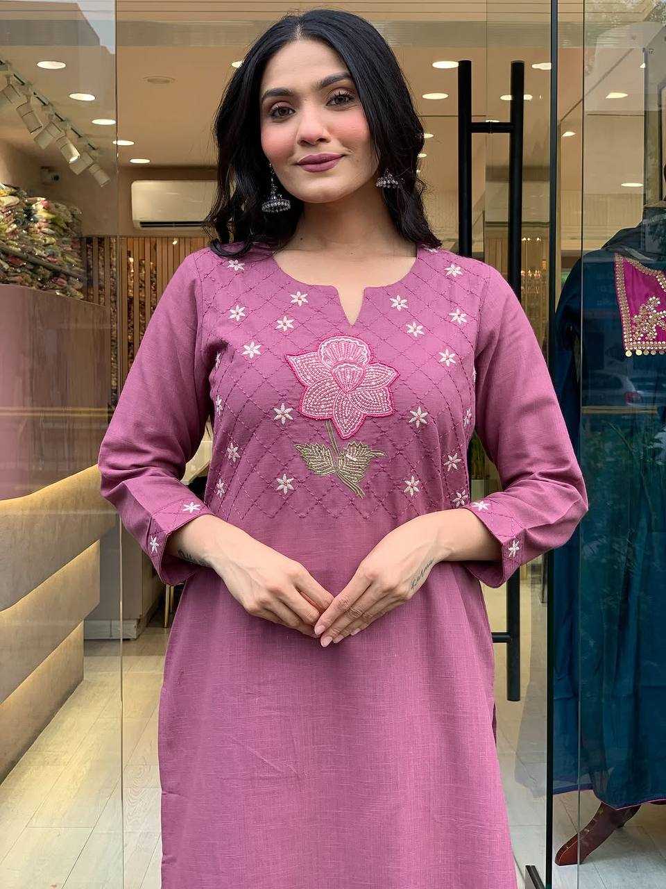 YNF Wholesale Cotton Embroidered Suits KESH595 NATASHA | Surat Manufacturer