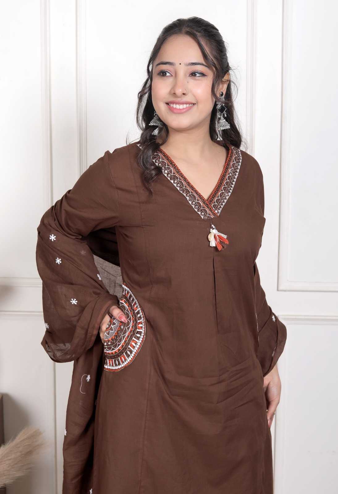 YNF Wholesale Cotton Embroidery Suits KESH623 113 | Surat Manufacturer