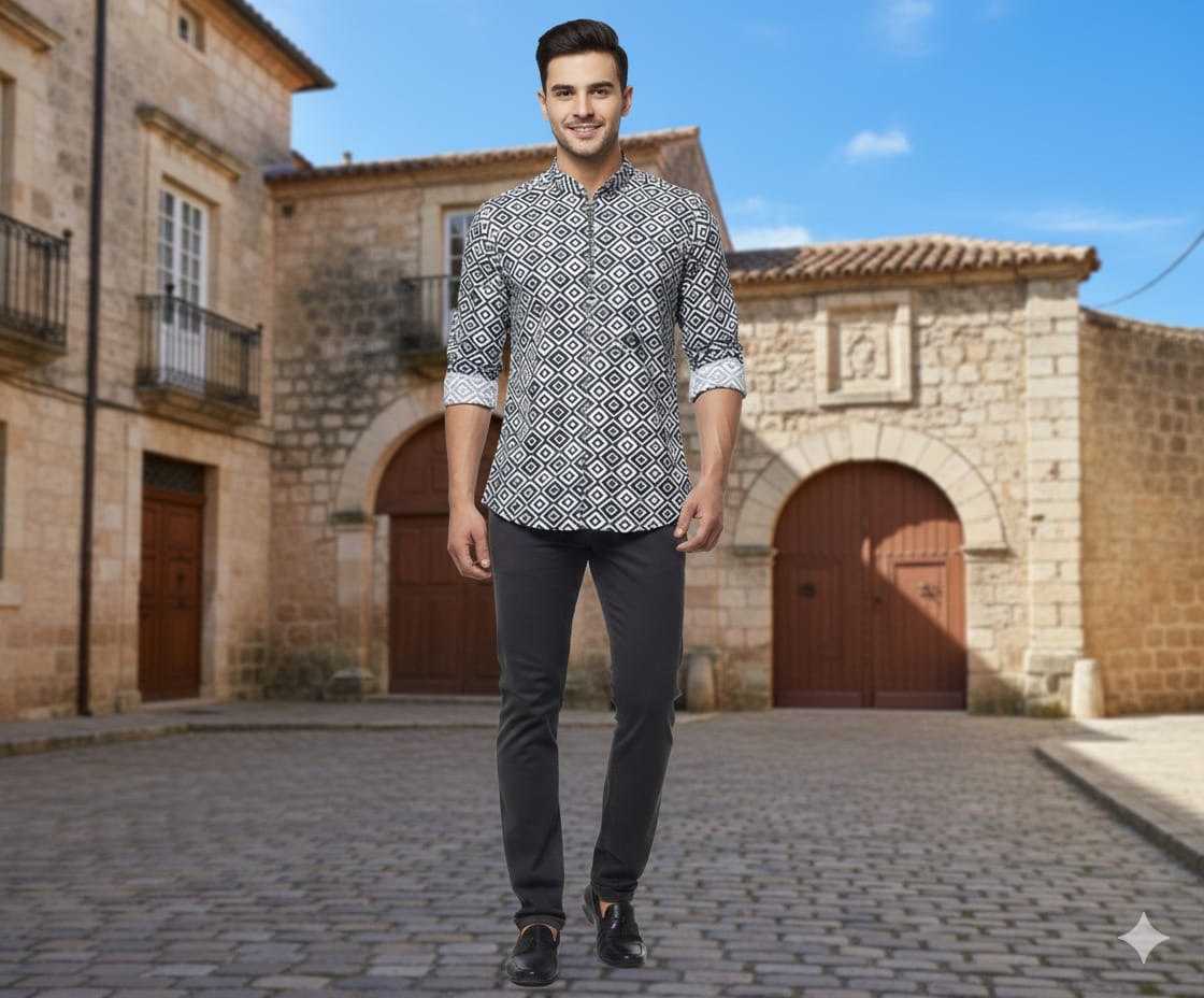 YNF Wholesale Cotton Mens Kurtas KESH650 PURE LINEN | Surat Manufacturer