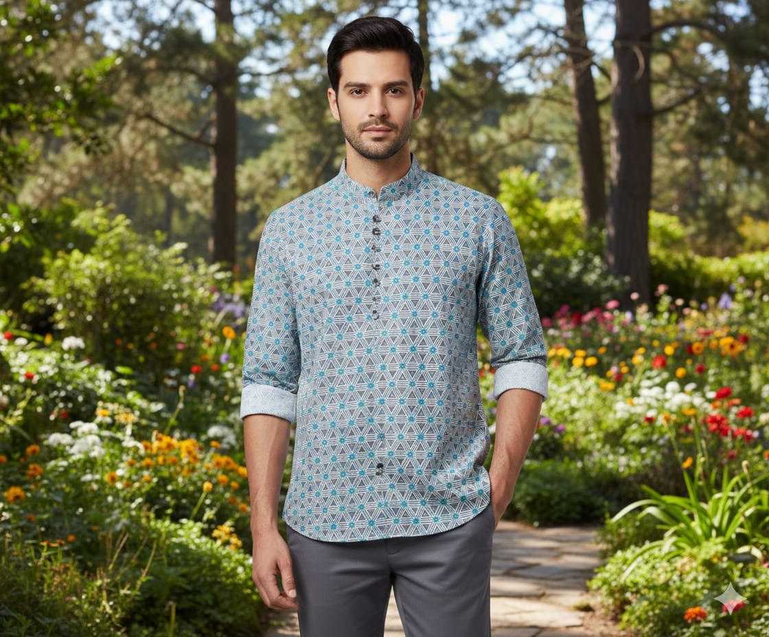 YNF Wholesale Cotton Mens Kurtas KESH650 PURE LINEN | Surat Manufacturer