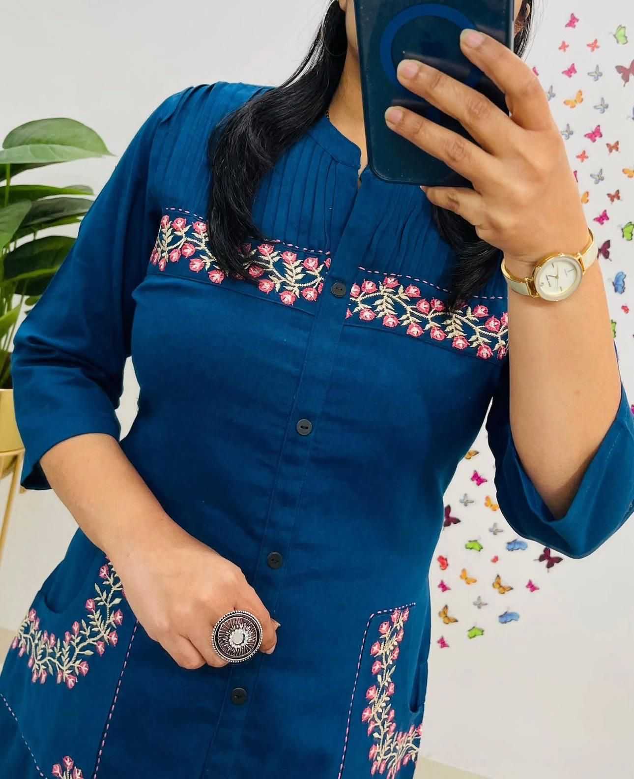 YNF Wholesale Cotton Workwear Kurtis KESH684 comfort | Surat Manufacturer