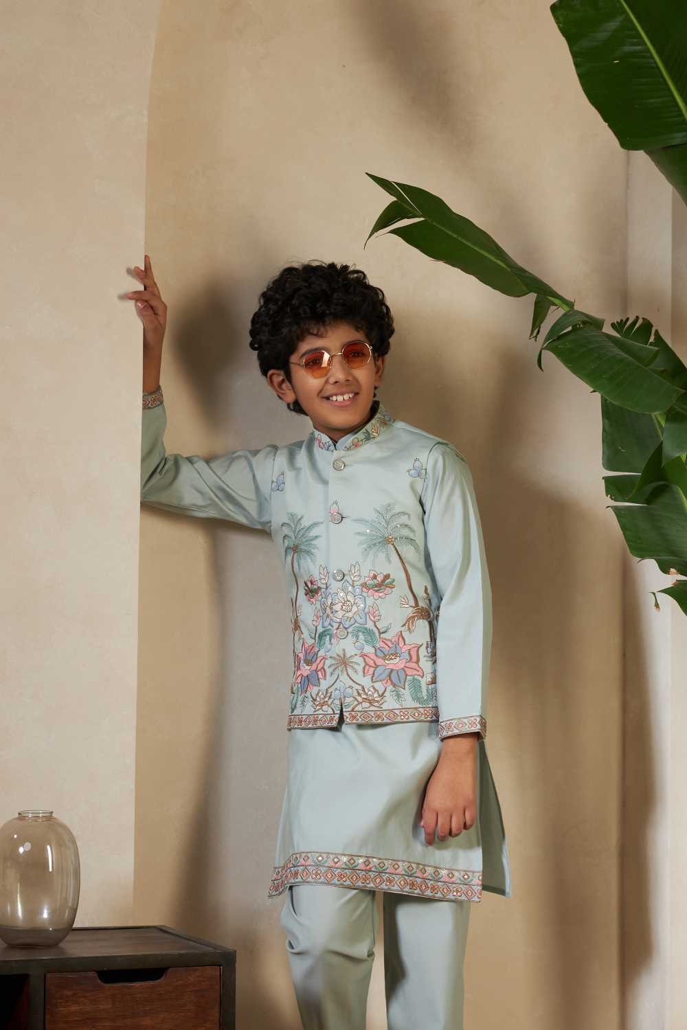 YNF Wholesale Cotton Kids Kurta Pajama RIN202 Little Viraasat | Surat Manufacturer