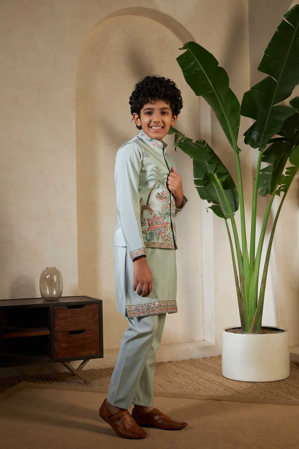 YNF Wholesale Cotton Kids Kurta Pajama RIN202 Little Viraasat | Surat Manufacturer