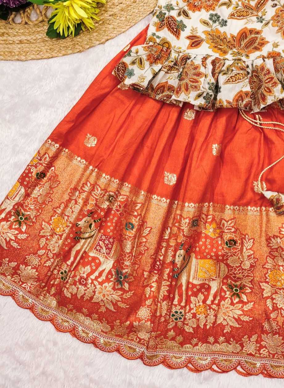 YNF Wholesale Crepe Ethnic Dresses For Kids RIN235 SUVAL | Surat Manufacturer